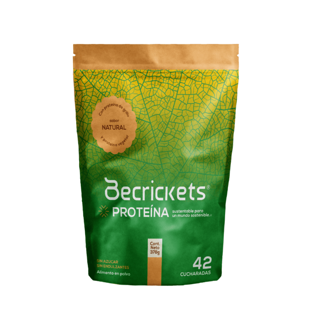 GetMe by Ola - Proteína de Grillo Sabor Natural BeCrickets 378 g