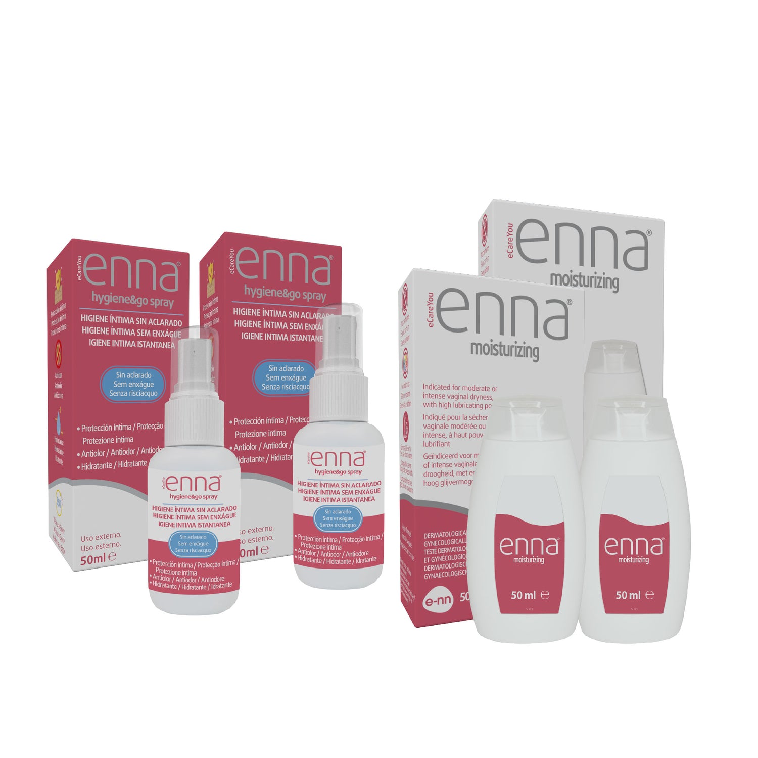 GetMe by Ola - Paquete Anti Resequedad Vaginal Enna