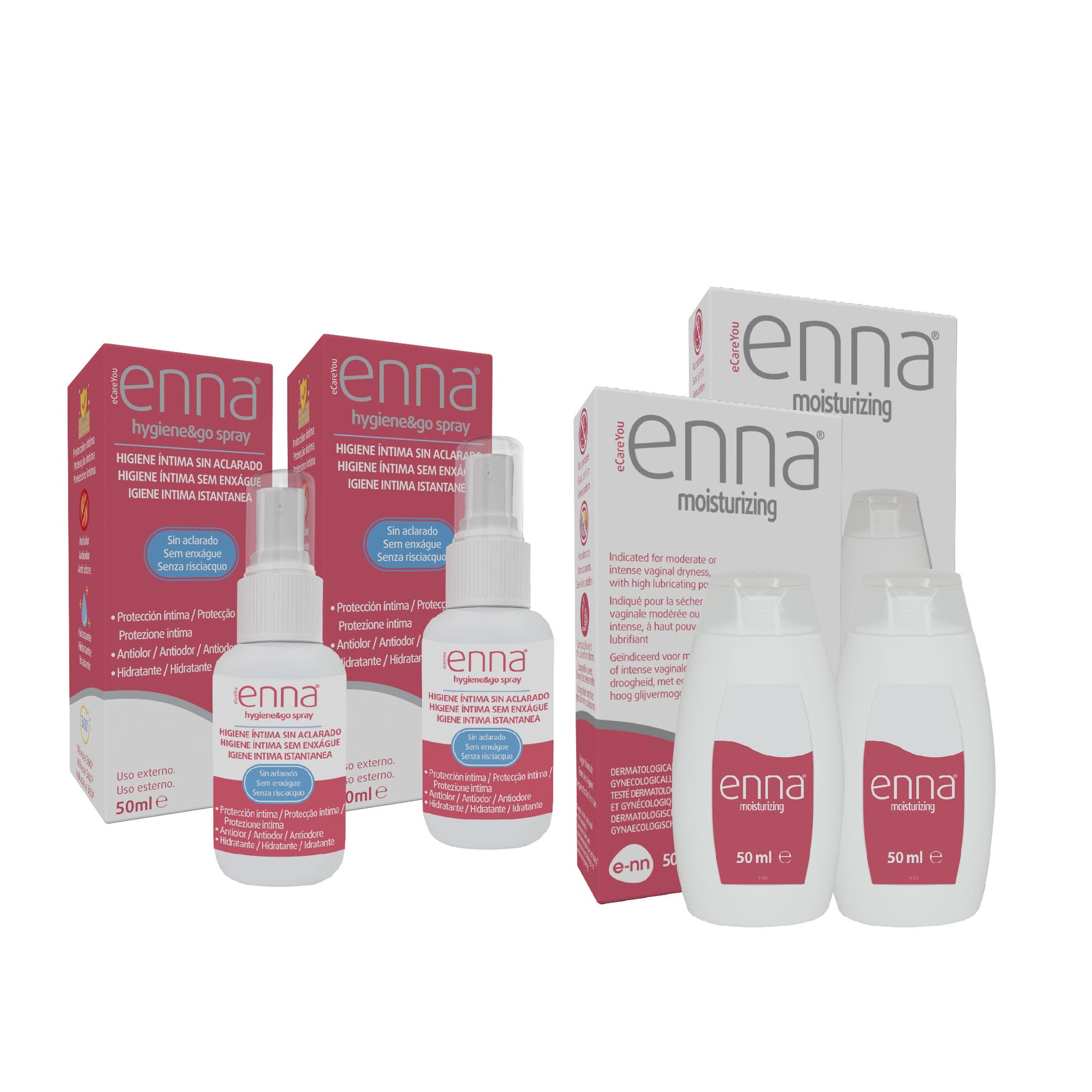 GetMe by Ola - Paquete Anti Resequedad Vaginal Enna