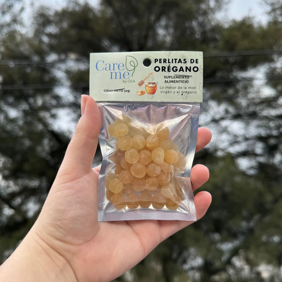GetMe by Ola - 10 Packs Perlitas de Orégano y Miel Salud Natural CareMe 30 g