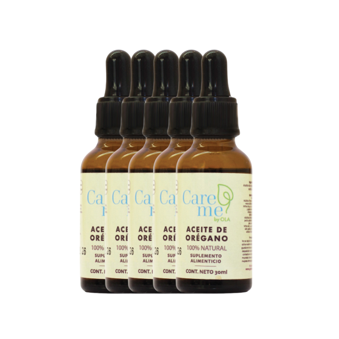 GetMe by Ola - 5 Packs de Aceite de Orégano CareMe 30 ml