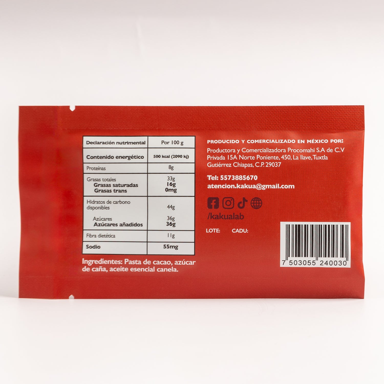 ChocoSnack de Canela 15 g