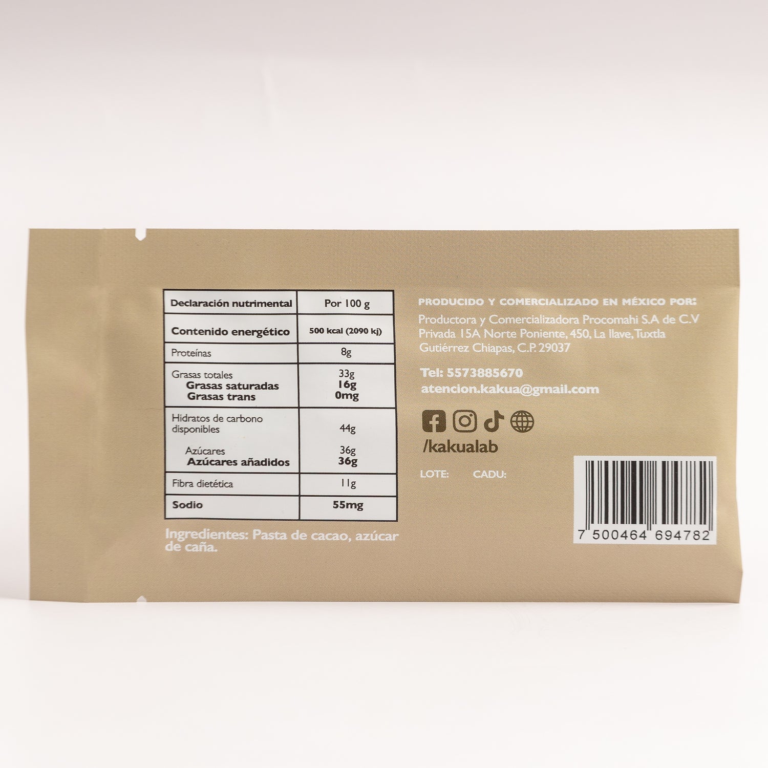 ChocoSnack Natural 15 g