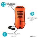 GetMe by Ola - Boya Drybag Buddyswim CSW 28lt, Naranja