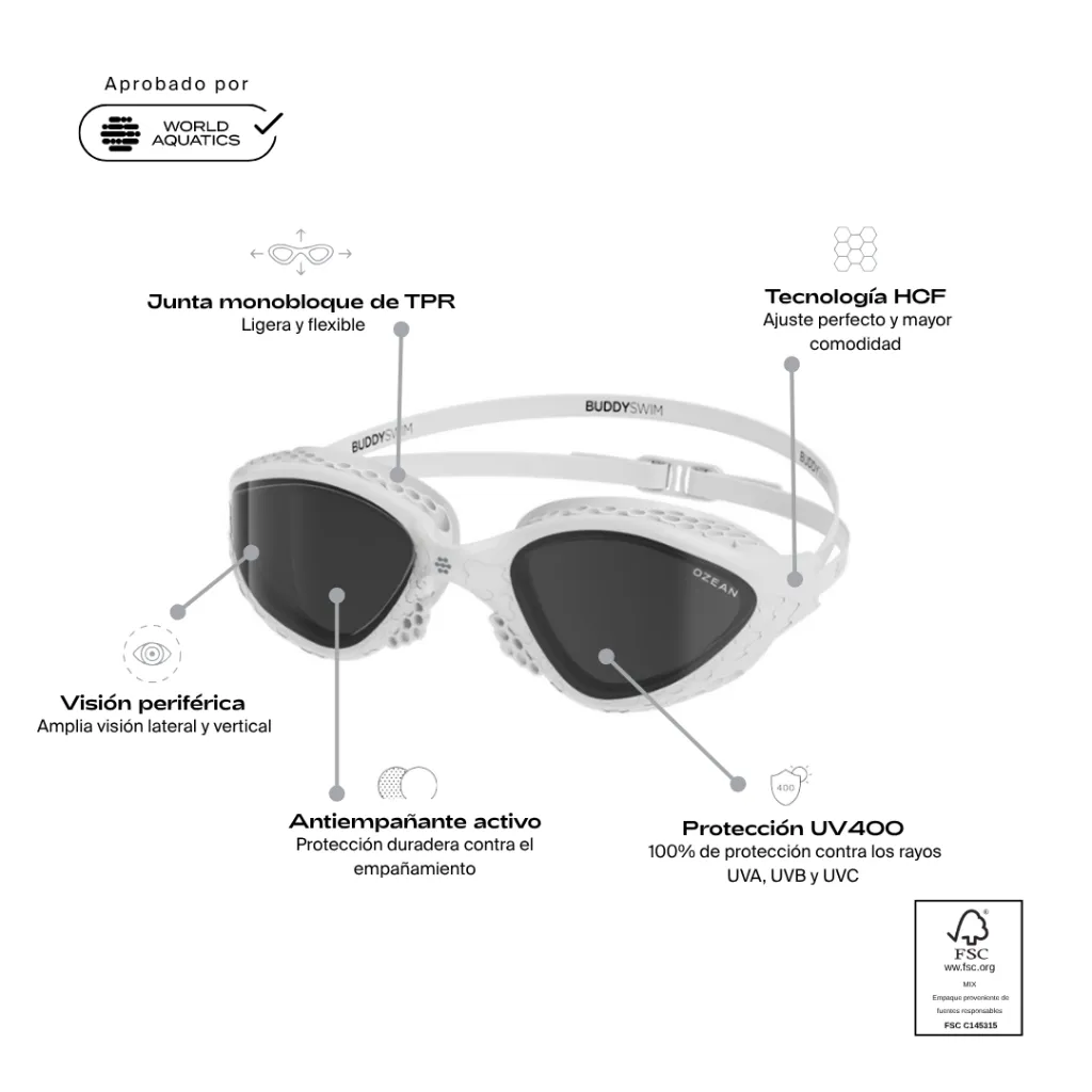 [BL-53] Gafas Buddyswim Ozean WhiteSmoke  (6).webp