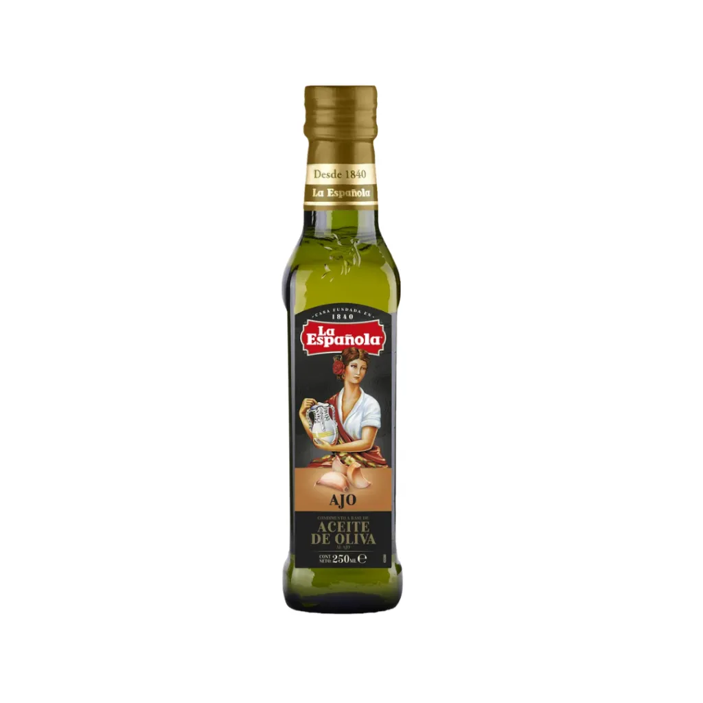 AC-17 sitios y marketplaces Aceite de Oliva Virgen Extra con esencia de Ajo — La Española 250 (1).webp