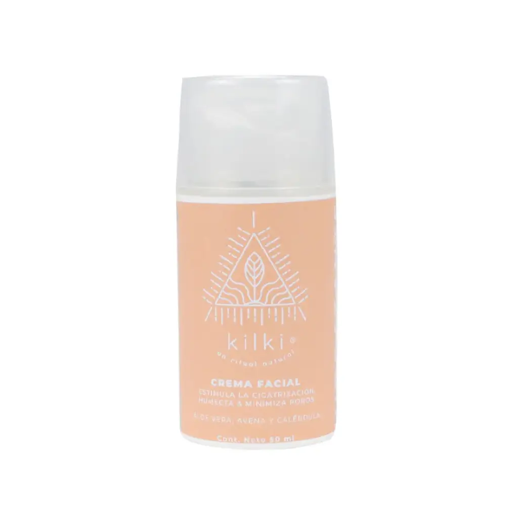 [KK-04] Crema Hidratante Facial; Caléndula, aloe Vera & Avena 