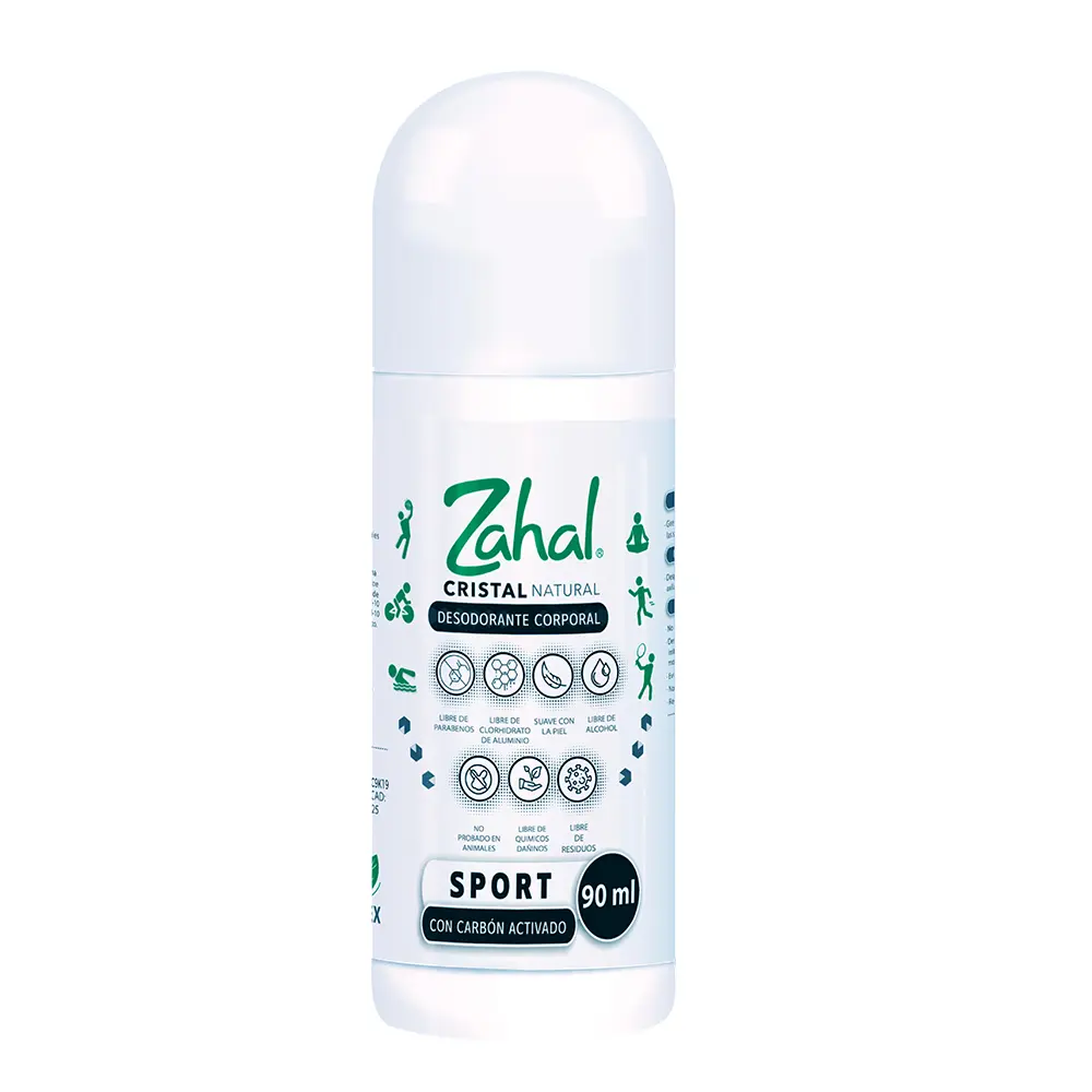 [ZH-08] SPORT Desodorante corporal, con carbono activado Unisex 90ml 