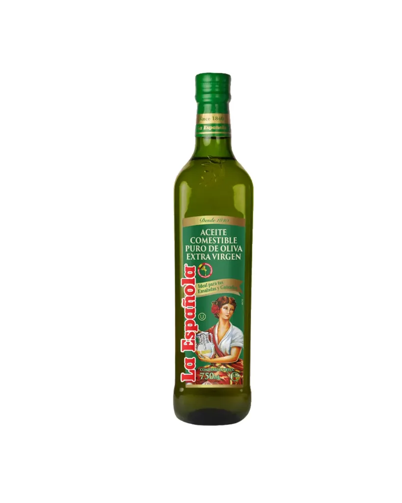 [AC-07] Aceite de Oliva en botella de cristal de 750 ml, La Española